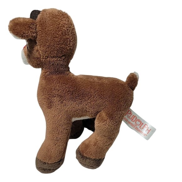 Rudolph The Red Nosed Reindeer 8 inch Plush Christmas Holiday Stuffed Animal Toy - Picture 3 of 6